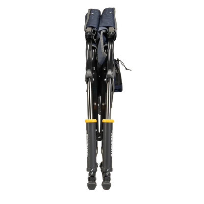 Folded view of the Navy Topo Stowaway Rocker. 