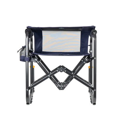Folded backrest of tailgater stowaway rocker. 