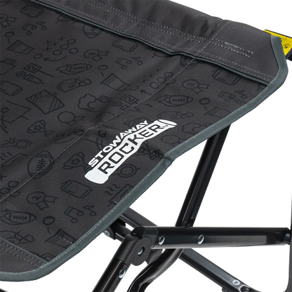 Infinity Comfort Edge on Black Stowaway Rocker