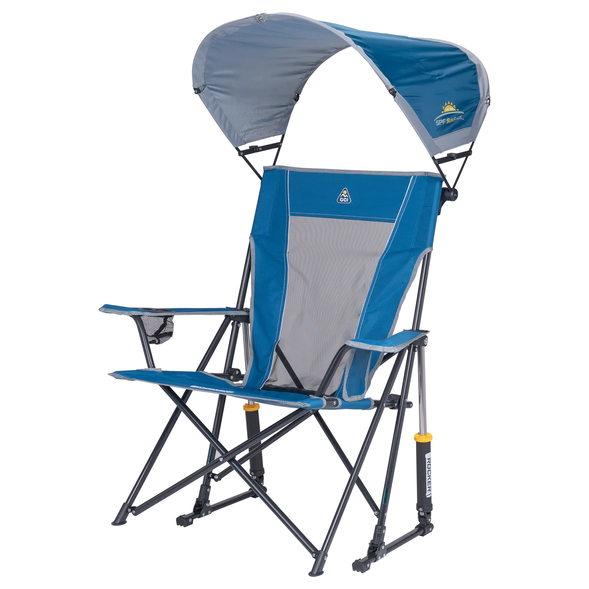 SunShade Rocker, Neptune Blue, Front Left