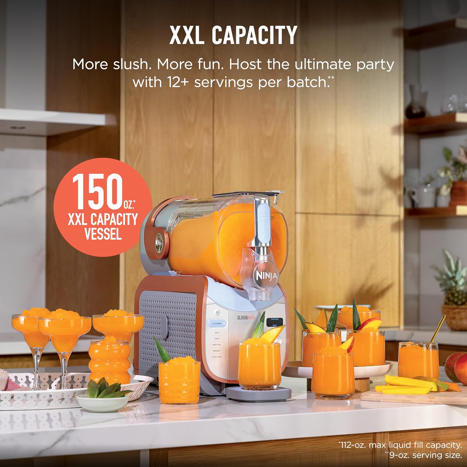 Ninja SLUSHi Max XXL – Macchina granite smart 150 oz, 6 programmi, FS605 + libro cocktail omaggio