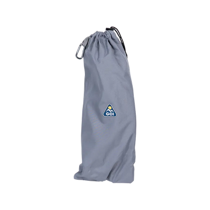 A mercury sunshade accessory inside a storage bag. 