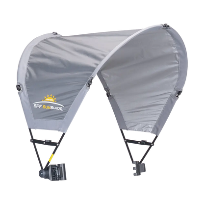 Front angle of the mercury sunshade accessory. 