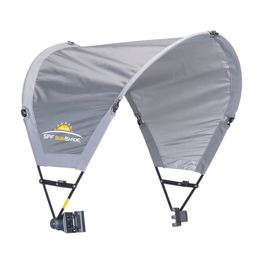 Front angle of the mercury sunshade accessory. 