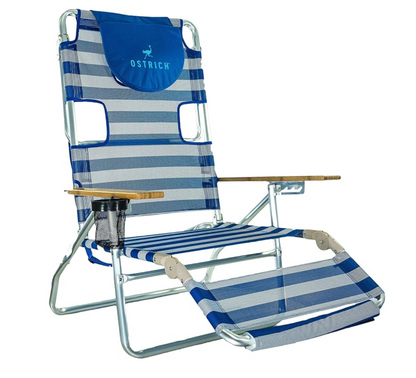 Sedia da spiaggia reclinabile portatile 3 in 1 con borsa termica 👌😍