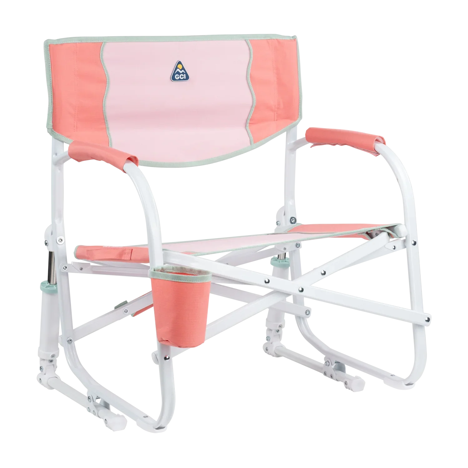 Grab & Go Rocker, Coral, Front Right