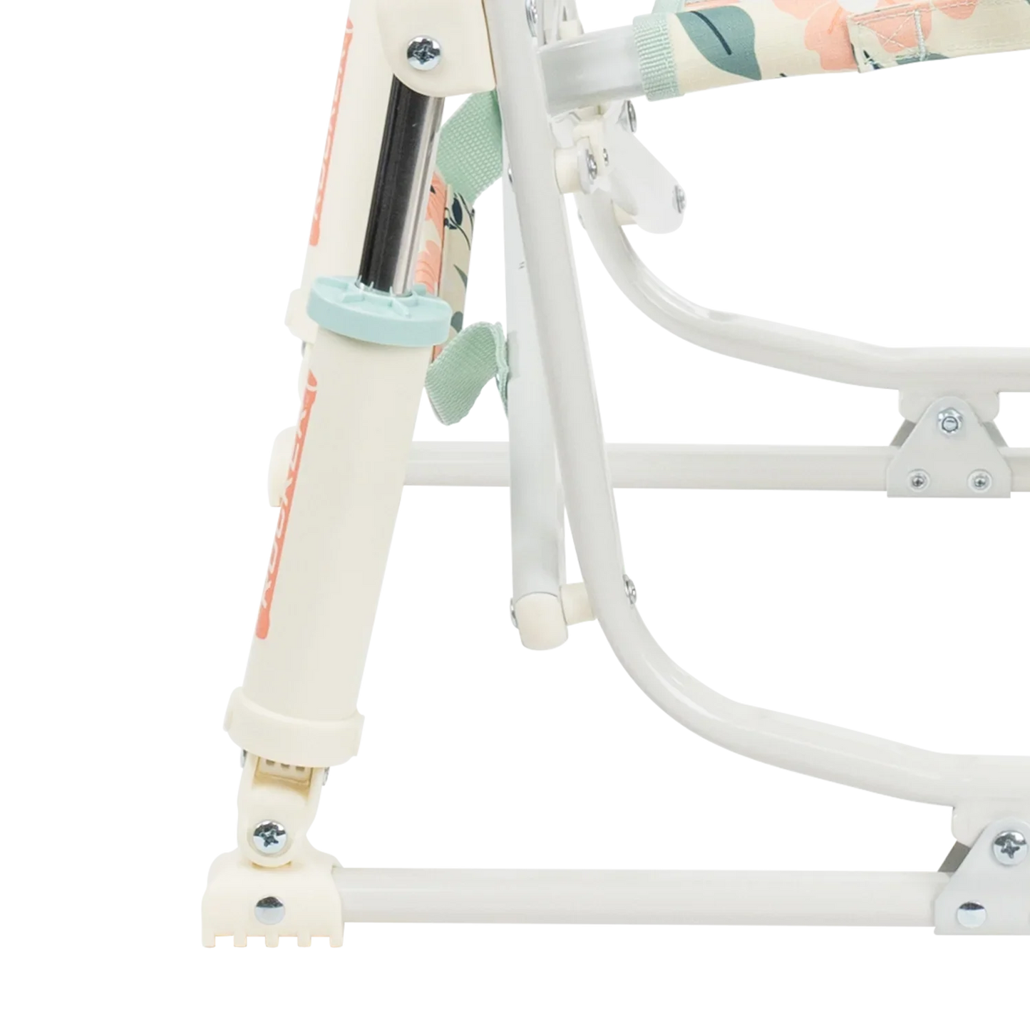 Grab & Go Rocker, Floral Bouquet, Shock Side Angle