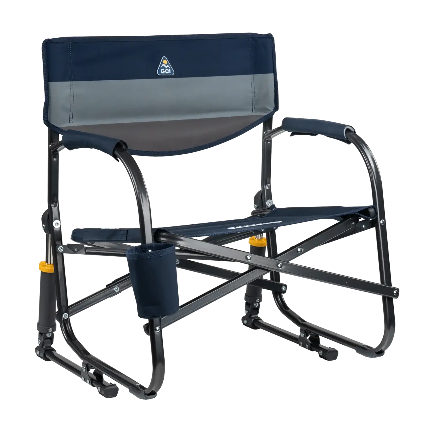 Grab & Go Rocker, Indigo Color Block, Front Right